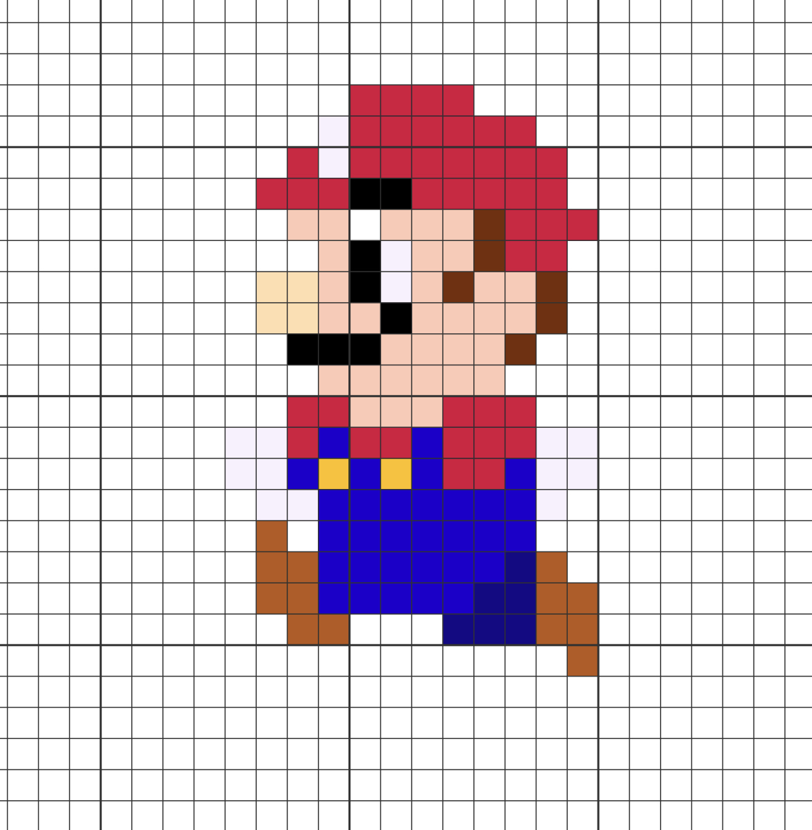 ドット絵 アイロンビーズ図案 スーパーマリオ アイロンビーズMIYU☆ ドット絵 アイロンビーズ図案 スーパーマリオ アイロンビーズMIYU☆